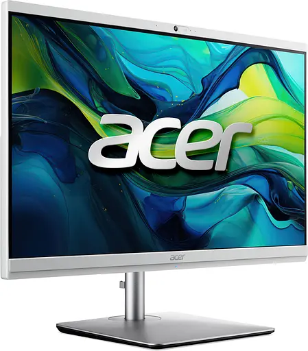 Комп'ютер персональний моноблок Acer Aspire C24-195ES 23.8" FHD Intel U7-155U 32GB F1TB UMA WiFi кл+м 3р без ОС сірий - фото 2