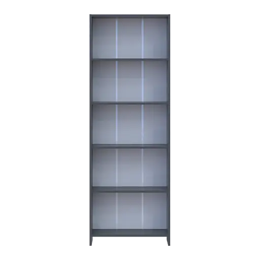 Етажерка Велика Doros Графіт 61х22х180 (41516053) - фото 3