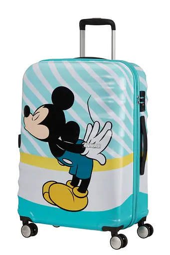 Чемодан 67 См American Tourister WAVEBREAKER DISNEY - KISS BLUE 67x47x26 31C*31004 - фото 3