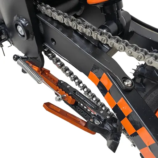 Питбайк Kugoo Wish 01 | Черный | С усиленной рамой и амортизационной вилкой - фото 23