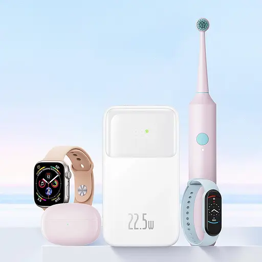 Повербанк Baseus Comet Series Dual-Cable 20000 mAh 22.5W (PPMD020102) White - фото 5