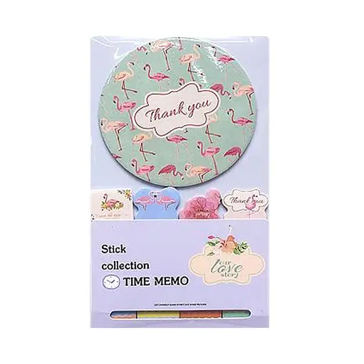 Паперові стікери Фламінго Bambi BLT-601-3 для нотаток