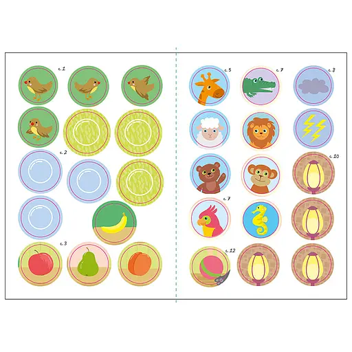 Книжка с наклейками Малыш Кис-Кис "Мои эмоции" 1841001, 12 страниц - фото 4