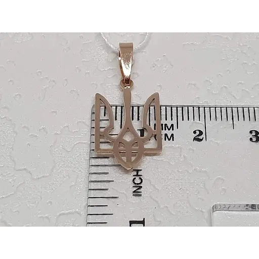 Золота підвіска Favoritum Тризуб. 310167_Б - фото 4