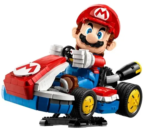 Конструктор LEGO Супер Mario Kart: Марио в стандартной карте 1972 детали (72037) - фото 5