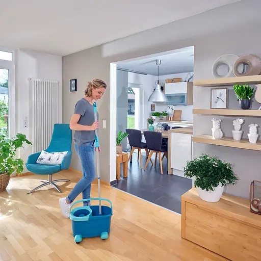 Набір для прибирання Leifheit Clean Twist Disc Mop Ergo Mobile Відро зі шваброю (52102) - фото 6