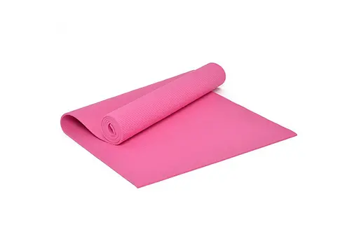 Коврик для йоги и фитнеса EasyFit ПВХ (PVC) Розовый (EF-1918-P) - фото 1