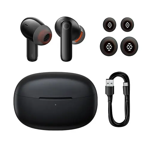 Навушники Baseus Bowie M1 True Wireless Earphones | BT5.2, 35/400mAh, 4.5H, ANC | black - фото 3