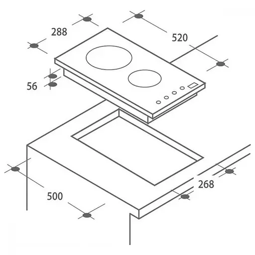 Варочная поверхность электрическая Candy CID 30/G3 - фото 2