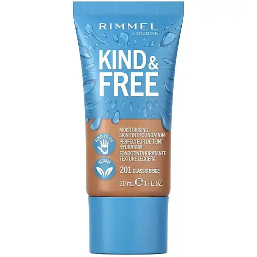 Тональная основа-тинт Rimmel Kind & Free тон 201 (Classic Beige) 30 мл - фото 1