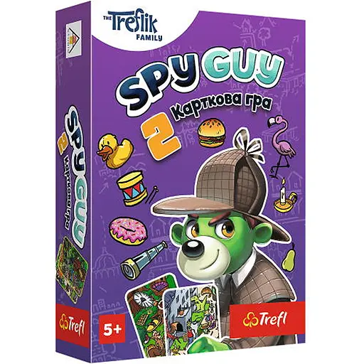 Настольная игра Trefl Шпион: Карточная игра 2 (Spy Guy Card Game 2) (укр.) (03046) - фото 1