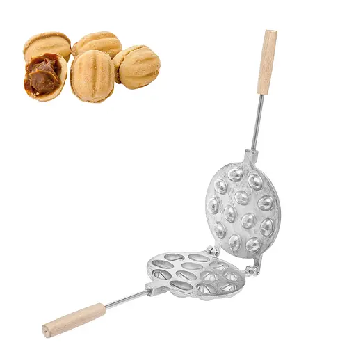 Орешница форма для выпечки орешков на 12 половинок крупных орехов ХЭАЗ Харьков, ХЕАЗ Серый 81827 - фото 1