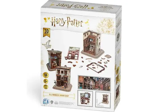 Пазл 4D Puzz 3D Крамниця чарівних паличок Олівандера Гаррі Поттер Ollivander Wand Shop Set 3D puzzle 66 ел. (4dpuz004) - фото 3