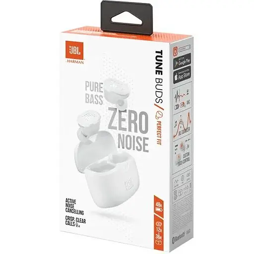 Наушники JBL Tune Buds (JBLTBUDSWHT) Белые - фото 5