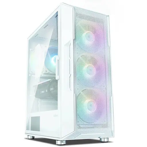 Zalman Корпус I3 Neo, без БП, 1xUSB3.0, 2xUSB2.0, 4x120mm RGB fans, TG Side Panel, ATX, белый
