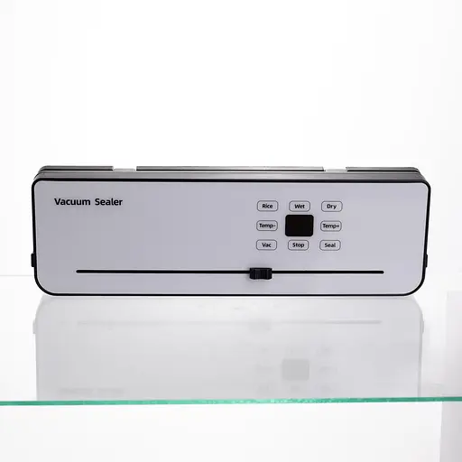 Вакууматор бытовой сенсорный для сухих и влажных продуктов 120 Вт со встроенным резаком вакуумный упаковщик Белый Yiwu HP-11-29W - фото 3