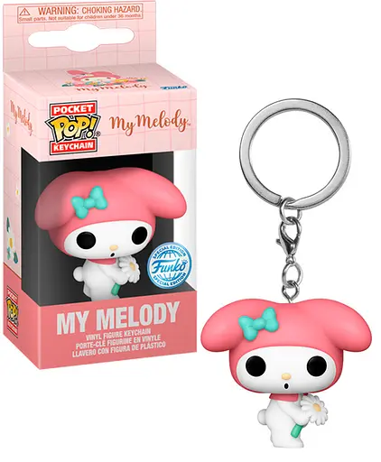 Фігурка брелок Funko Pop Хеллоу Кітті Май Мелоді Hello Kitty My Melody 4 см FP HK M KC