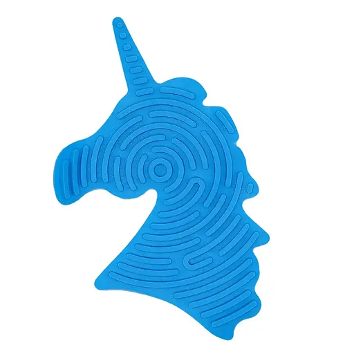 Детская развивающая доска для сенсорной активности "Единорог" GS0108 двусторонняя Синий