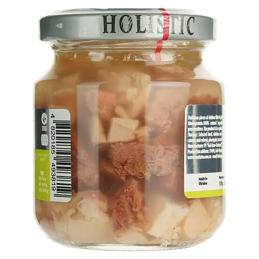 Влажный корм для собак Basttet'o Holistic микс Говядина с индейкой и курицей в желе 130 г - фото 4