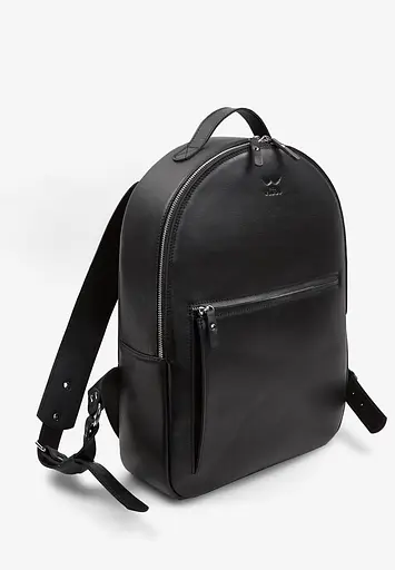 Шкіряний рюкзак Groove L чорний - фото 3