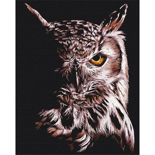 Картина за номерами "Пугач" Brushme BS51829 40х50 см