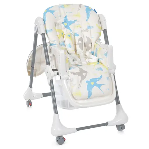 Детский стульчик для кормления M 3233L Freedom на колесиках - фото 5