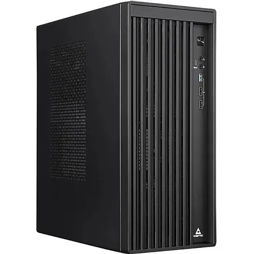 Корпус Chieftec UNI BS-20B-OP, черный, Без БП, Mini Tower, Micro ATX/Mini ITX, 1xType-C/1xUSB 3.2/2xUSB 2.0, макс. CPU – 143 - фото 1
