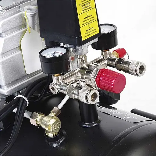 Компресор одноциліндровий Apro OFD-50 1,5кВт 205 л/хв. 50 л 2 крана 30412 - фото 6