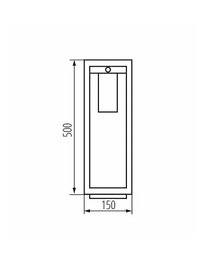 Вуличний світильник Kanlux 34987 Vimo E27 1x15W IP44 - фото 2
