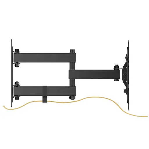 Кронштейн для телевізора AGN AGN43-222P з поворотом/два коліна/23`-43`/30 кг/max.VESA 200x200/Black - фото 7