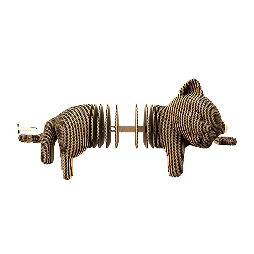 SLEEPY KITTEN - Картонний 3Д пазл Cartonic - фото 3