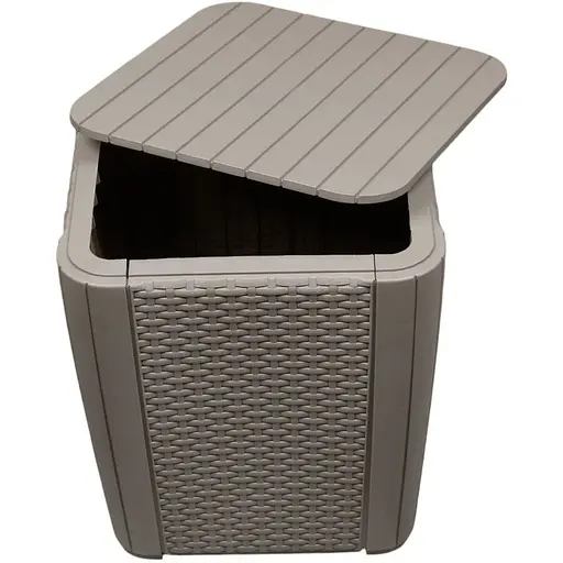 Стол-ящик пластиковый Keter Luzon Flat бежевый - фото 4