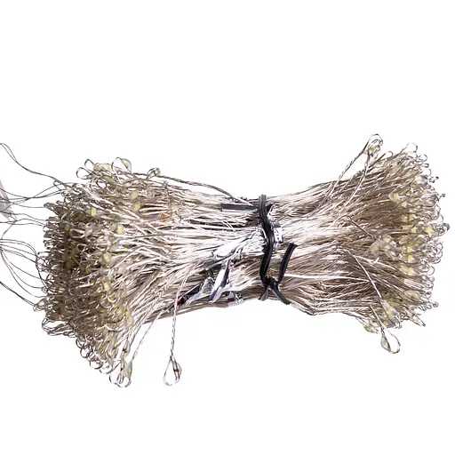 Новорічна гірлянда кімнатна штора Garlando D600LED3MW 3х3 м 600 LED Хвойна лапа Біле світло  - фото 3