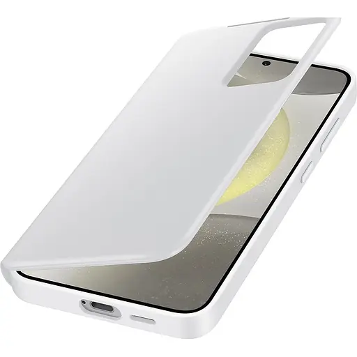 Оригінальний чохол-книжка Smart View Wallet Case для Galaxy S24 Plus White (S926) EF-ZS926CWEGWW - фото 5