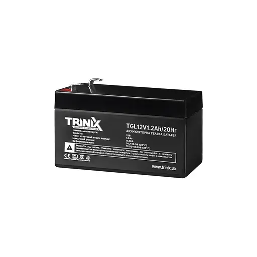 Аккумуляторная батарея гелевая 12В 1.2Ач Trinix TGL12V1.2Ah/20Hr GEL (44-00069)