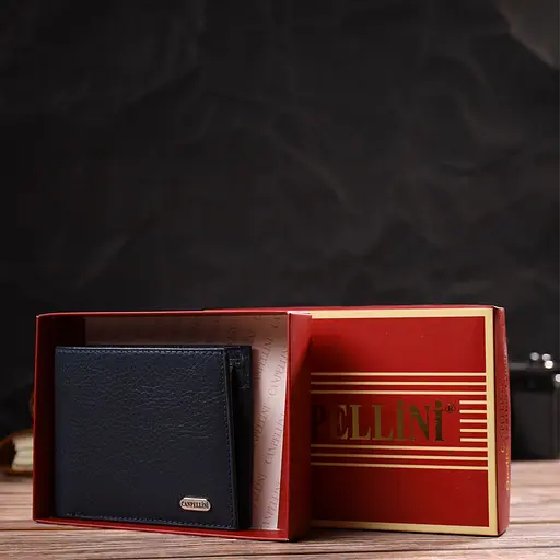 Мужской кожаный кошелек Canpellini 11.5х9.5х2 см acs0025680 - фото 8