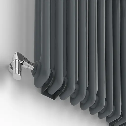 Радіатор з полицями Ideale Zeta 12 12/1800/548 антрацит, Антрацит - фото 3