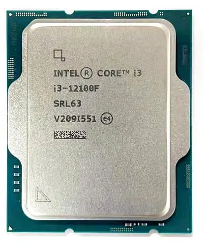 Процесор Intel Core i3 12100F (CM8071504651013) (Socket 1700, 8T, 4.3 ГГц, Tray) - фото 1