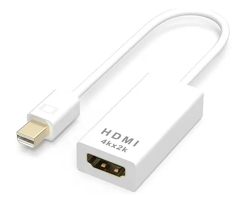 Конвертор-перехідник з mini Display Port (тато) на HDMI (мама) 10cm