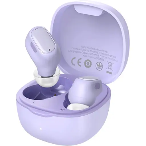 Навушники Baseus WM01 Encok TWS | 5Hours, BT5.0, 40mAh/300mAh | (NGWM01) Purple