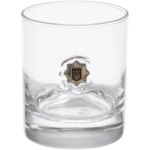 Стакан Gun&Fun с эмблемой Национальной полиции Украины 300 мл