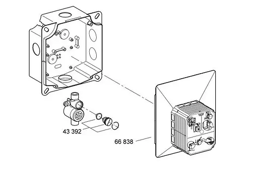 Змивний пристрій Grohe Rapido UMB 38787000, Хром - фото 2