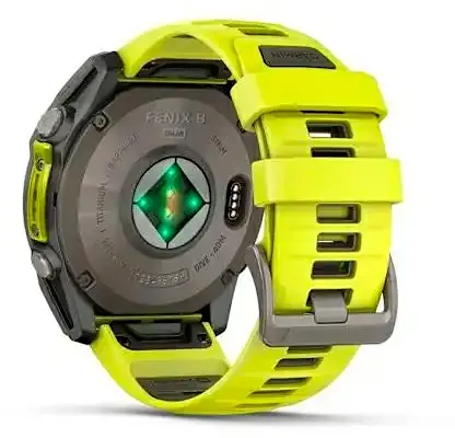 Смарт-годинник Garmin Fenix 8 51mm Solar Sapphire Titanium w. Amp Yellow/Graphite Silicone Band (010-02907-20/21) - фото 8