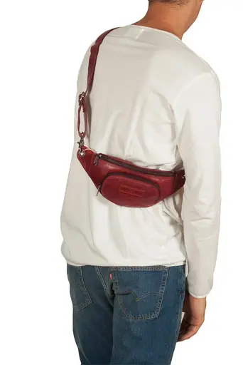 Чоловіча шкіряна сумка на пояс Hill&Burry sum0026010 - фото 4