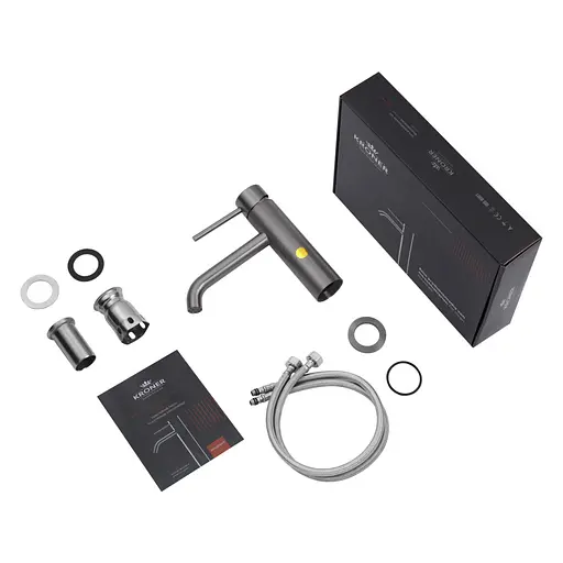 Змішувач для раковини Kroner KRP Edelstahl Berg-GRP010 (CV035597) - фото 8