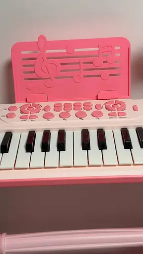 Синтезатор 37 клавиш, стул, микрофон, встроенный аккумулятор, Bluetooth - фото 4