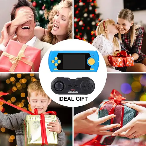 Ручна ігрова консоль LncBoc 3-дюймовий HD-екран Попередньо встановлені 338 класичних ретро-відеоігор з бездротовою рукояткою - фото 5