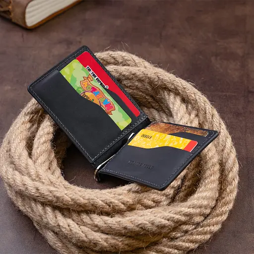 Кожаный портмоне Grande Pelle 12х8х0.5 см acs0014764 - фото 9