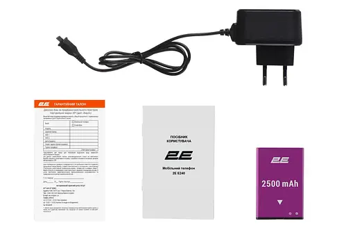 Мобильный телефон 2Е E240 2023 Dual Sim черный (688130251068) - фото 5