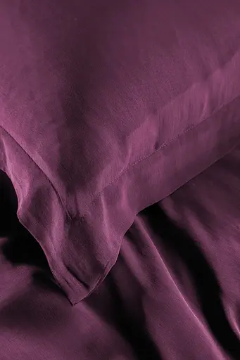 Постельное белье Jade Burgundy 500 TC Cupro (под заказ) Issimo Home pbe0052001 - фото 3